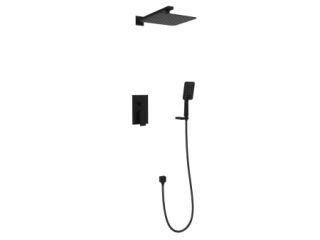 Душевая система AltroBagno Lamberto 040105 NeOp черный матовый